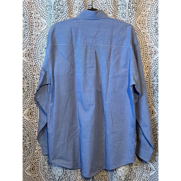 Mens TWENTYX By Wrangler Jean Co Blue Gingham Button-Up Shirt S - Picture 2 of 10